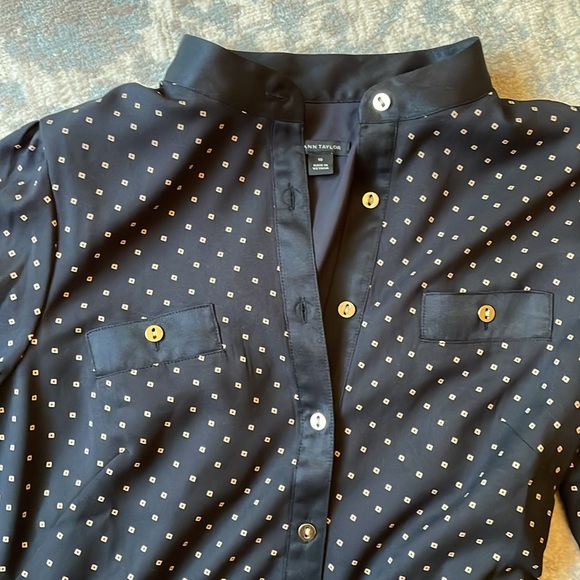 Ann Taylor belted shirt dress - Picture 2 of 6